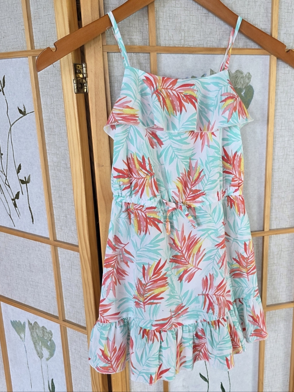 Floral Sundress - Emerson 4T Imported Toddler Dress Size 4 - Picture 8 of 13